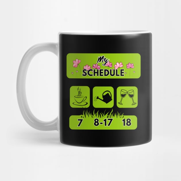 gardener's schedule by GraphGeek